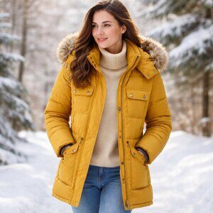 Lauren Ralph Lauren Ranger Down Parka | Mustard | XXL | New With Tags